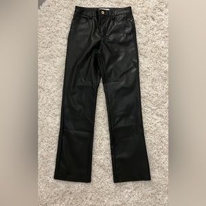 Zara leather pants